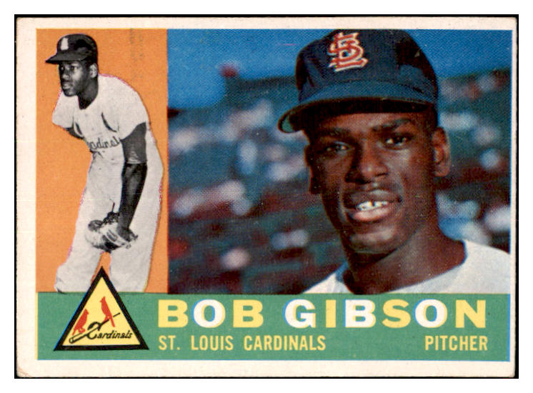 1960 Topps Baseball #073 Bob Gibson Cardinals VG-EX 475366