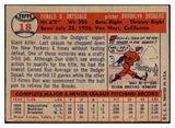1957 Topps Baseball #018 Don Drysdale Dodgers GD-VG 475381