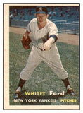 1957 Topps Baseball #025 Whitey Ford Yankees VG-EX 475392