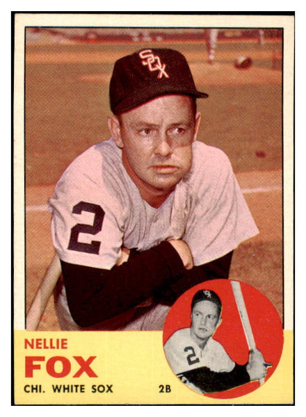 1963 Topps Baseball #525 Nellie Fox White Sox NR-MT 475397