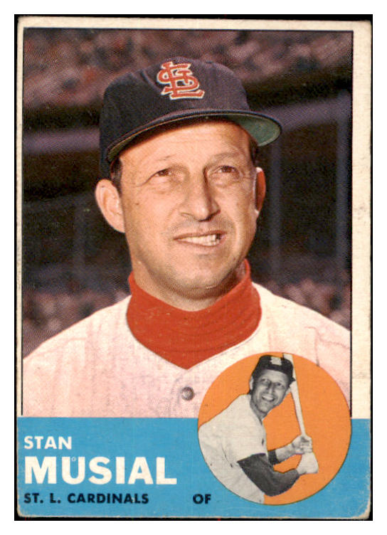 1963 Topps Baseball #250 Stan Musial Cardinals VG-EX 475400