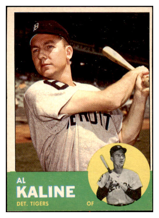 1963 Topps Baseball #025 Al Kaline Tigers NR-MT 475403