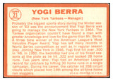 1964 Topps Baseball #021 Yogi Berra Yankees VG-EX 475411