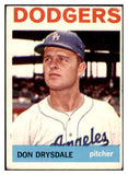 1964 Topps Baseball #120 Don Drysdale Dodgers VG-EX 475413