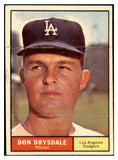 1961 Topps Baseball #260 Don Drysdale Dodgers VG-EX 475415