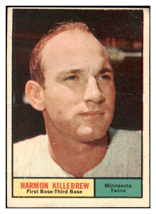 1961 Topps Baseball #080 Harmon Killebrew Twins VG-EX 475426