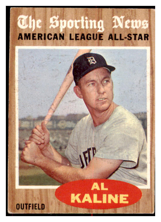 1962 Topps Baseball #470 Al Kaline A.S. Tigers VG-EX 475427