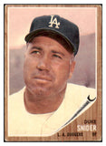 1962 Topps Baseball #500 Duke Snider Dodgers VG-EX 475429