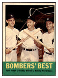 1963 Topps Baseball #173 Mickey Mantle Bobby Richardson VG-EX 475439