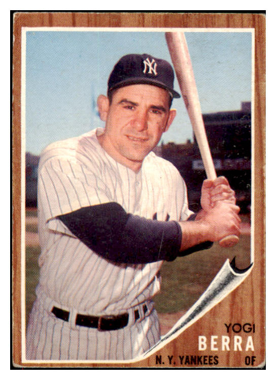 1962 Topps Baseball #360 Yogi Berra Yankees VG-EX 475441