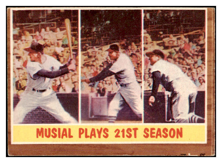 1962 Topps Baseball #317 Stan Musial IA Cardinals VG-EX 475448