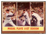 1962 Topps Baseball #317 Stan Musial IA Cardinals VG-EX 475448