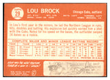 1964 Topps Baseball #029 Lou Brock Cubs VG-EX 475456