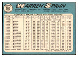 1965 Topps Baseball #205 Warren Spahn Mets VG-EX 475466