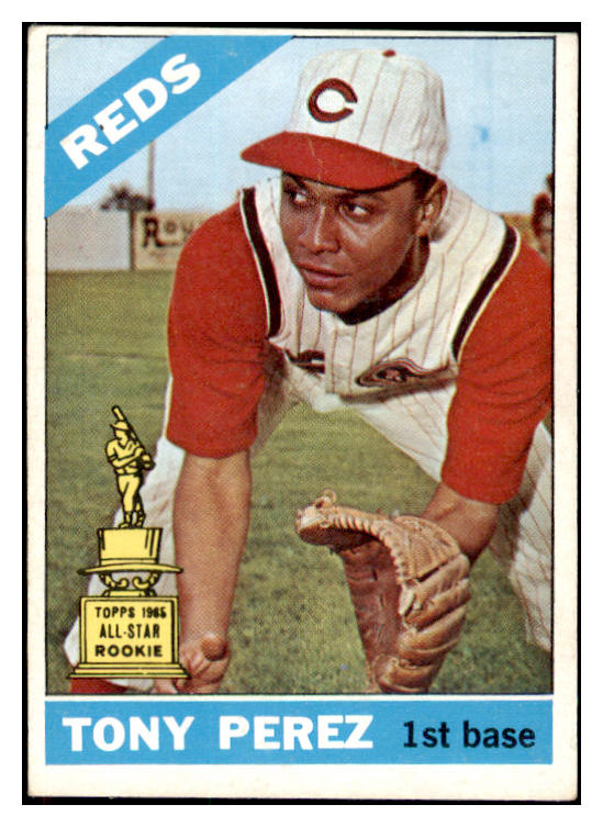 1966 Topps Baseball #072 Tony Perez Reds VG 475468