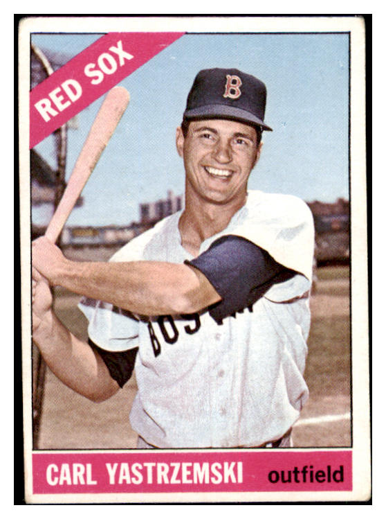 1966 Topps Baseball #070 Carl Yastrzemski Red Sox VG 475470