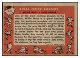1958 Topps Baseball #436 Willie Mays Duke Snider VG-EX 475481
