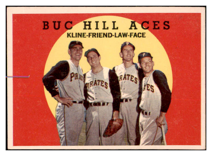 1959 Topps Baseball #408 Roy Face Bob Friend Vern Law EX-MT 475489