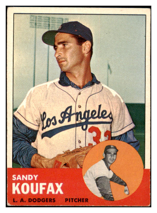 1963 Topps Baseball #210 Sandy Koufax Dodgers VG-EX 475502