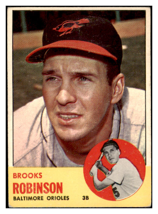 1963 Topps Baseball #345 Brooks Robinson Orioles VG-EX 475504