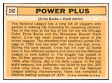 1963 Topps Baseball #242 Hank Aaron Ernie Banks VG-EX 475507