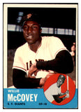 1963 Topps Baseball #490 Willie McCovey Giants VG-EX 475510