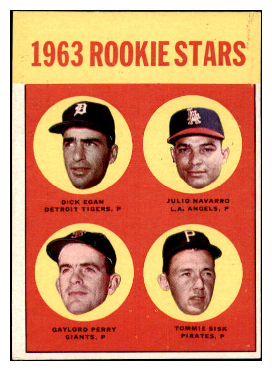 1963 Topps Baseball #169 Gaylord Perry Giants EX-MT 475514
