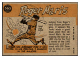 1960 Topps Baseball #565 Roger Maris A.S. Yankees EX+/EX-MT 475523