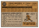 1960 Topps Baseball #480 Yogi Berra Yankees VG-EX 475536