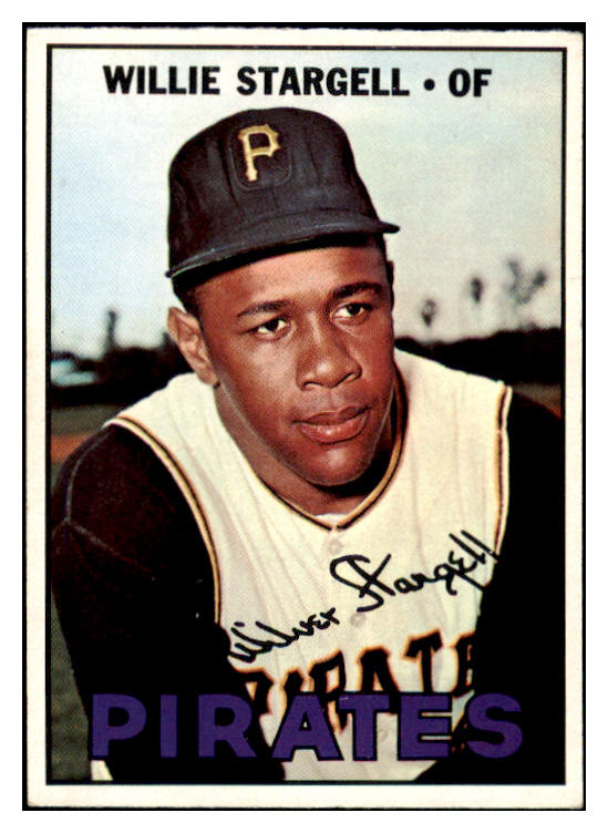 1967 Topps Baseball #140 Willie Stargell Pirates EX+/EX-MT 475551