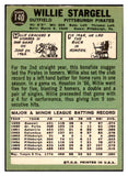 1967 Topps Baseball #140 Willie Stargell Pirates EX+/EX-MT 475551