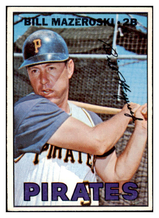 1967 Topps Baseball #510 Bill Mazeroski Pirates EX+/EX-MT 475553