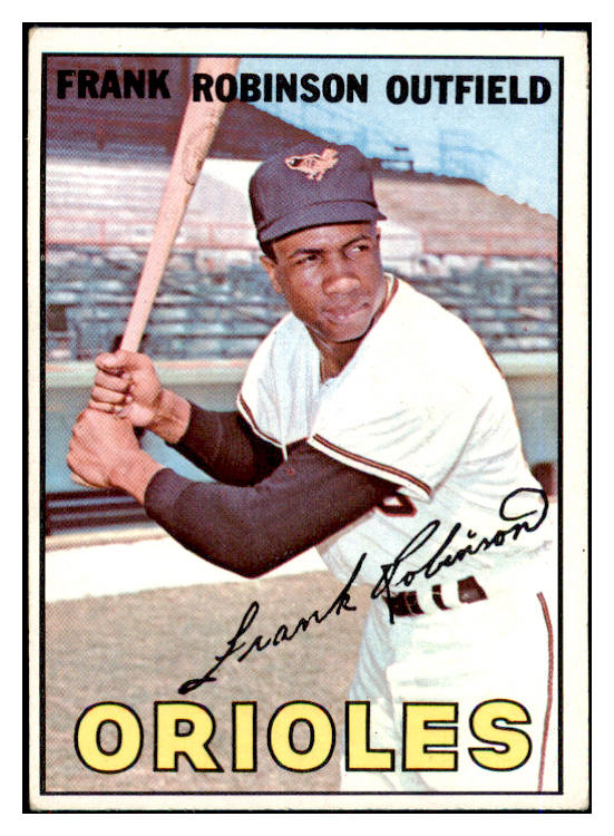 1967 Topps Baseball #100 Frank Robinson Orioles EX 475592
