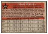 1958 Topps Baseball #476 Stan Musial A.S. Cardinals VG-EX 475626