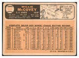 1966 Topps Baseball #550 Willie McCovey Giants GD-VG 475633