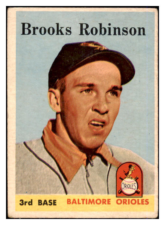 1958 Topps Baseball #307 Brooks Robinson Orioles GD-VG 475638