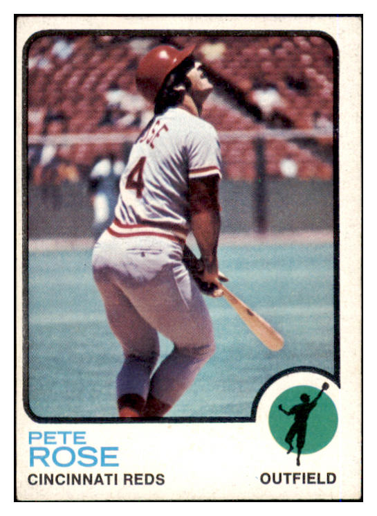 1973 Topps Baseball #130 Pete Rose Reds EX+/EX-MT 475641