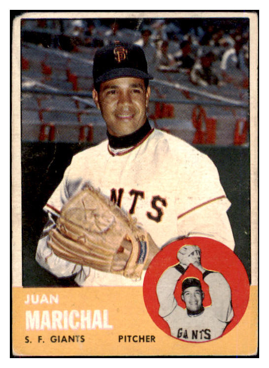 1963 Topps Baseball #440 Juan Marichal Giants EX 475653