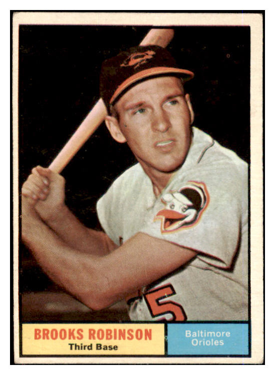 1961 Topps Baseball #010 Brooks Robinson Orioles EX 475664