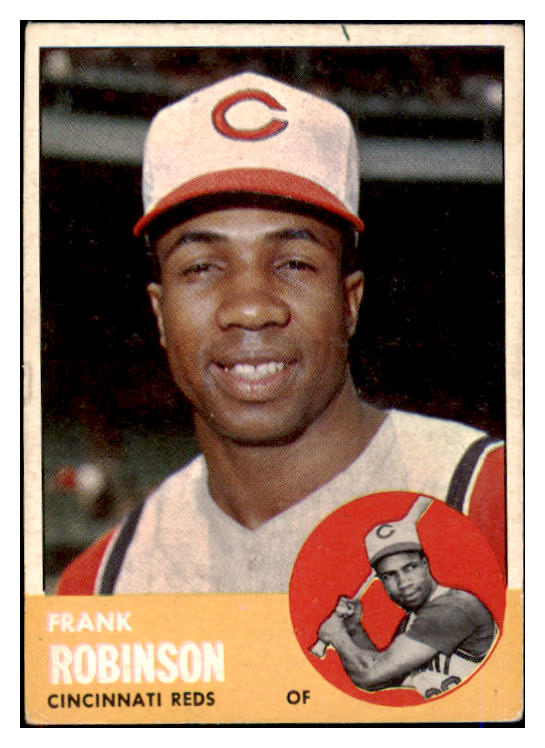 1963 Topps Baseball #400 Frank Robinson Reds VG-EX 475679