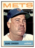 1964 Topps Baseball #155 Duke Snider Mets VG-EX 475699