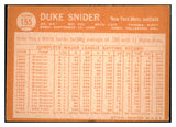 1964 Topps Baseball #155 Duke Snider Mets VG-EX 475699