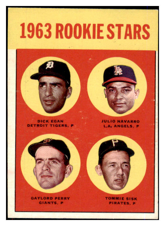 1963 Topps Baseball #169 Gaylord Perry Giants EX-MT 475702