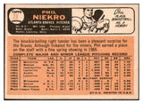 1966 Topps Baseball #028 Phil Niekro Braves EX-MT 475706