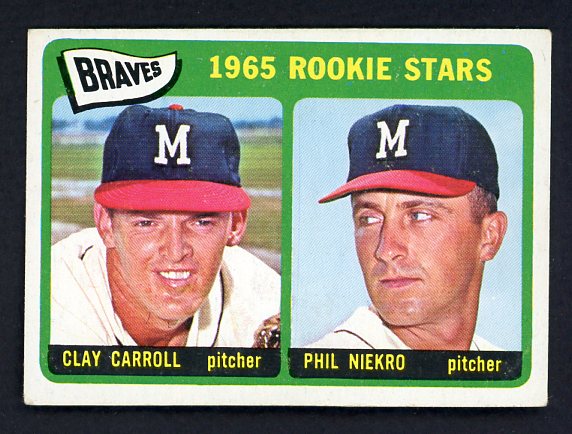 1965 Topps Baseball #461 Phil Niekro Braves VG-EX 475708