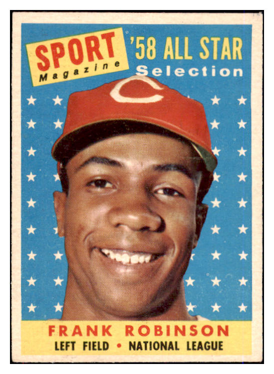 1958 Topps Baseball #484 Frank Robinson A.S. Reds EX-MT 475714