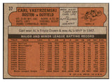 1972 Topps Baseball #037 Carl Yastrzemski Red Sox EX-MT 475723