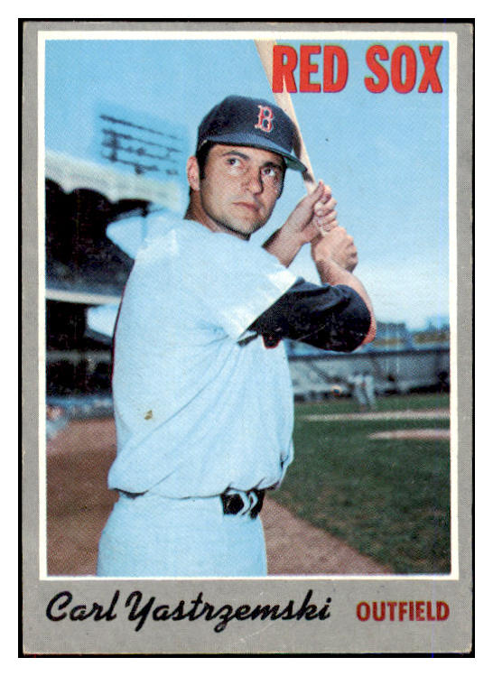 1970 Topps Baseball #010 Carl Yastrzemski Red Sox EX 475724