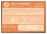 1964 Topps Baseball #210 Carl Yastrzemski Red Sox EX 475725