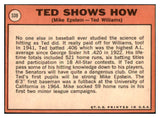 1969 Topps Baseball #539 Ted Williams Mike Epstein VG-EX 475735